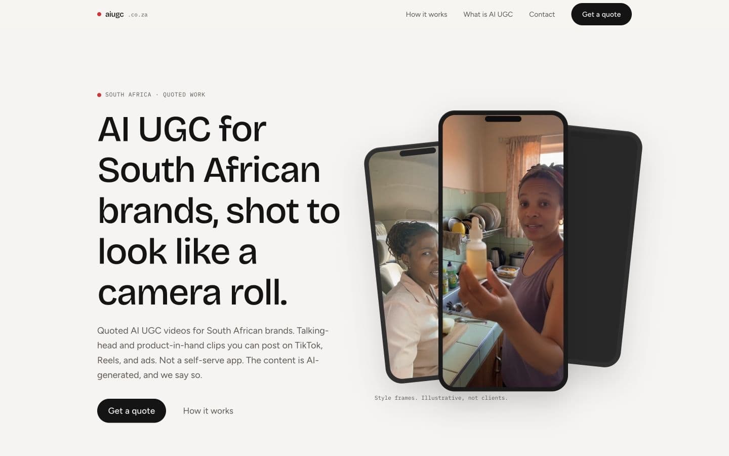 AI UGC screenshot